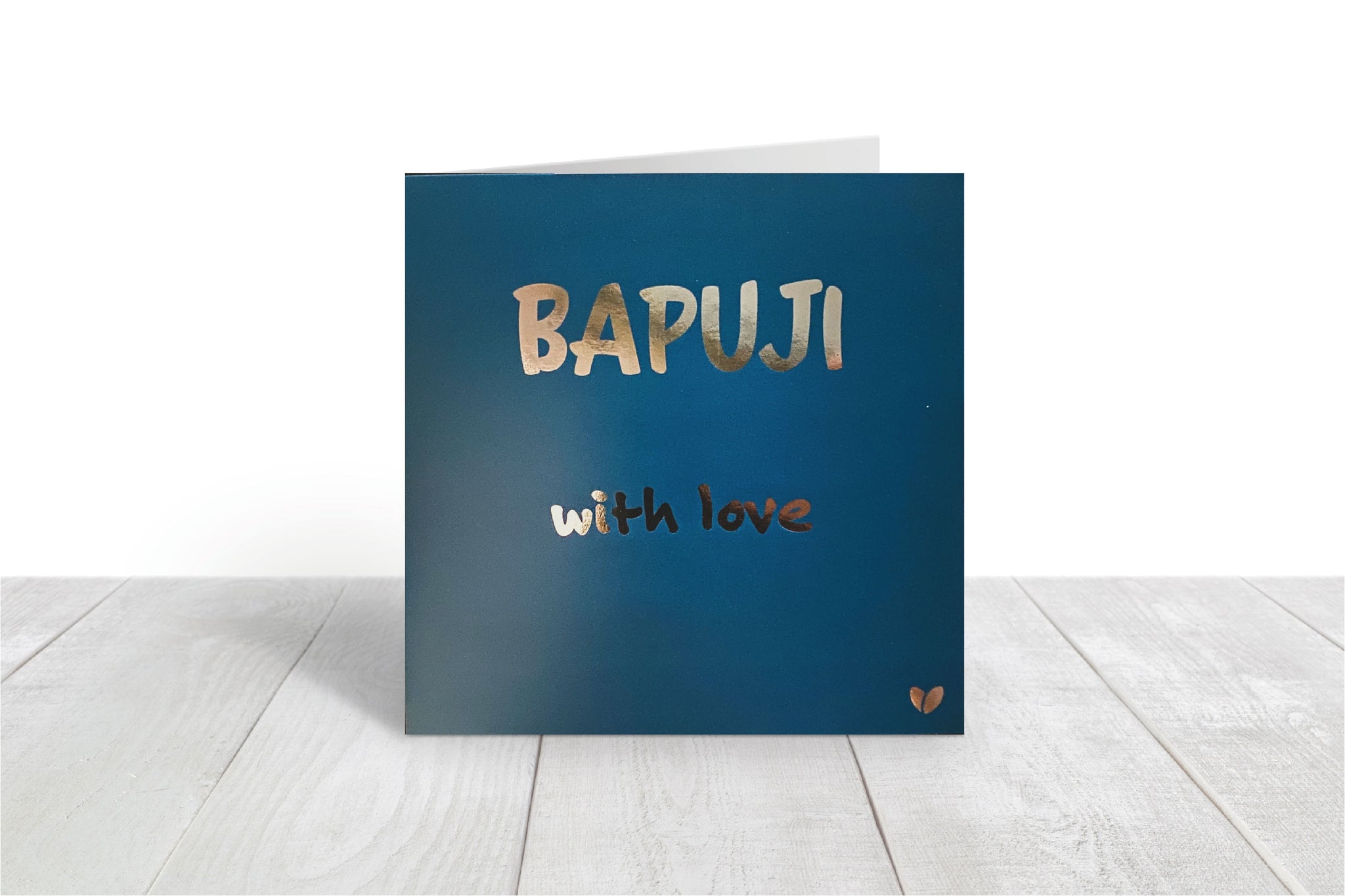 Bapuji, with love greeting card