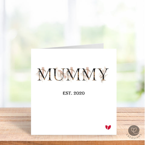First Mothers Day as a Mummy, Amma, Baa, Dadi -  Mothers Day card