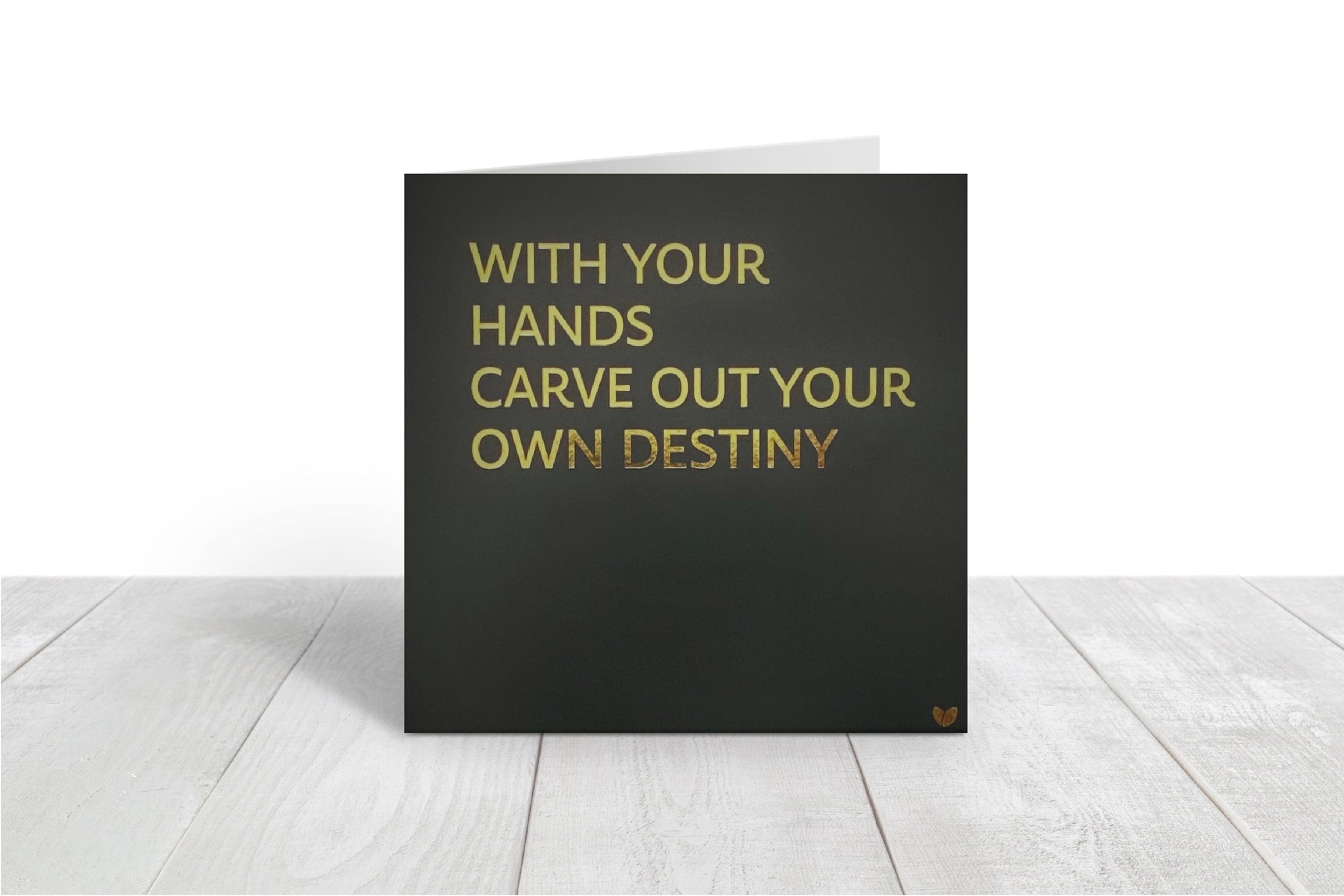 Carve out your Destiny greeting card