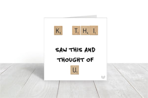Indian rude card - Kuthi greeting card