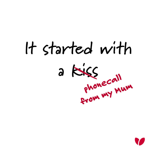 It started with a Kiss (phonecall) greeting card