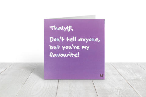 Thaiyiji you're my favourite greeting card