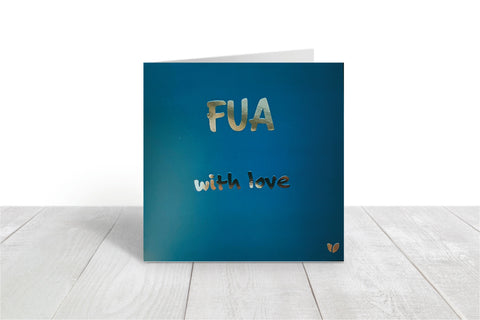 Fua, with love greeting card