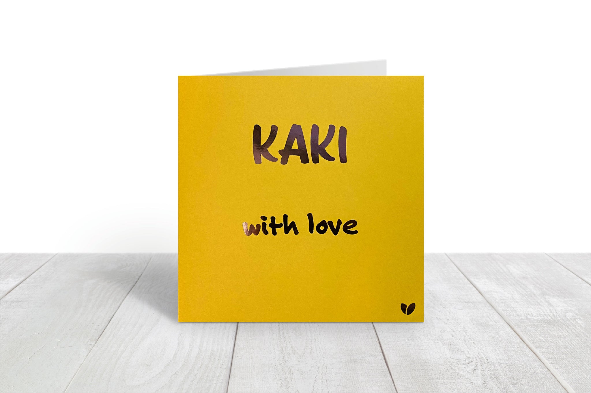Kaki, with love greeting card