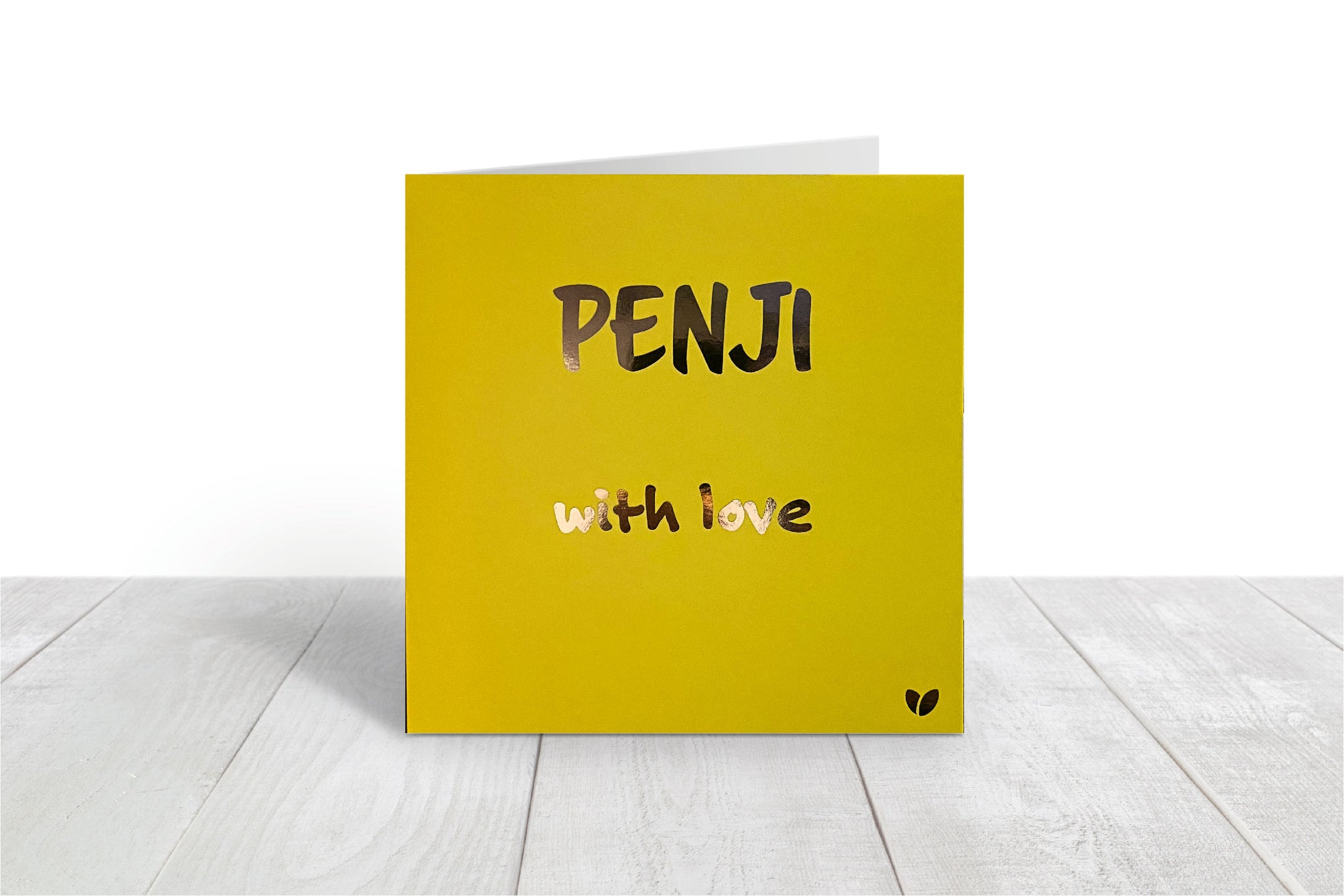 Penji, with love greeting card