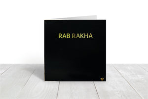 Rab rakha greeting card - Sikh quotes - Punjabi greeting card - May God Protect you