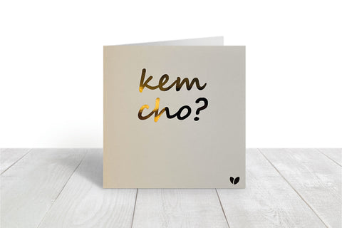 Kem Cho? Greeting Card