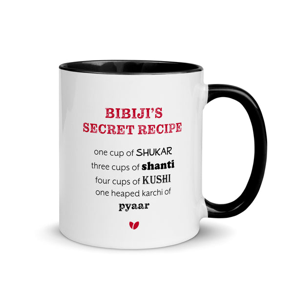 Bibiji's Secret Recipe mug
