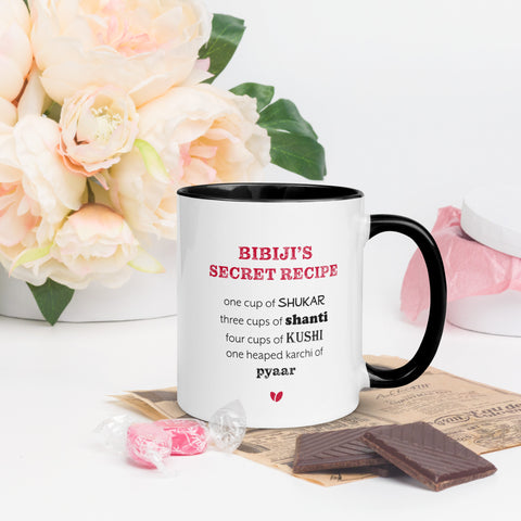 Bibiji's Secret Recipe mug